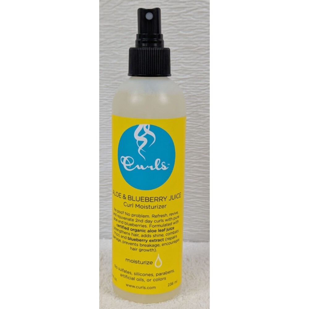 CURLS - Blueberry Bliss Aloe & Blueberry Juice Curl Moisturizer - Refresh 8 Oz